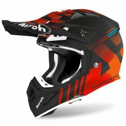 Airoh Aviator Ace Nemesi Matte Orange Helmet