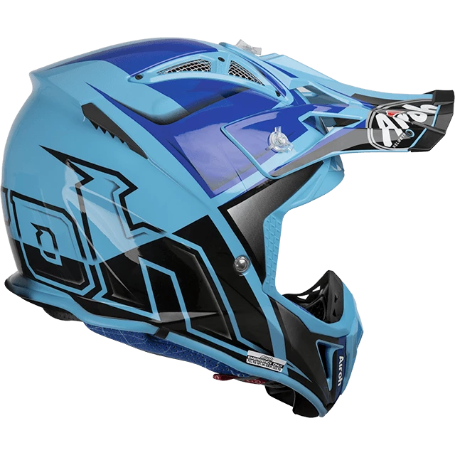 Airoh Aviator 2.2 Check Gloss Blue Helmet 7 Airoh Aviator 2.2 Check Gloss Blue Helmet - Image 5