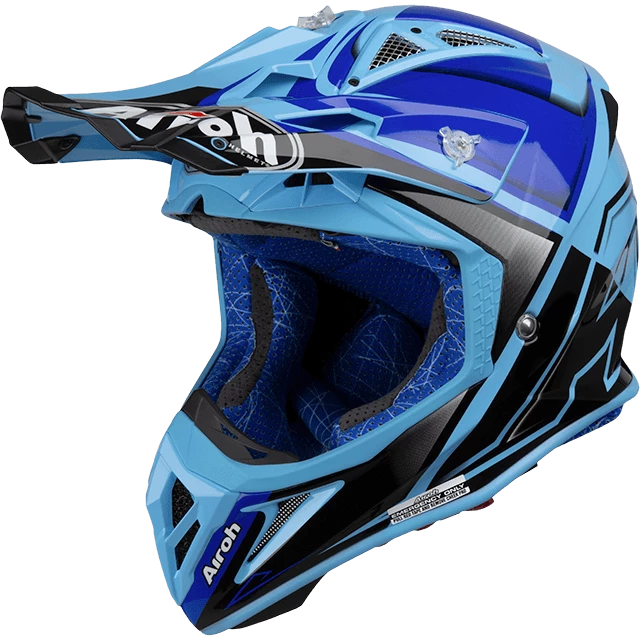 Airoh Aviator 2.2 Check Gloss Blue Helmet 3 Airoh Aviator 2.2 Check Gloss Blue Helmet