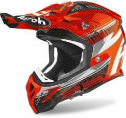 Airoh sale2022 34 Airoh Aviator 2.3 Novak Chrome/Orange Helmet