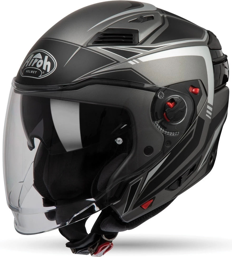 Airoh Executive Solid Gloss White Helmet 3 Airoh Executive Solid Gloss White Helmet
