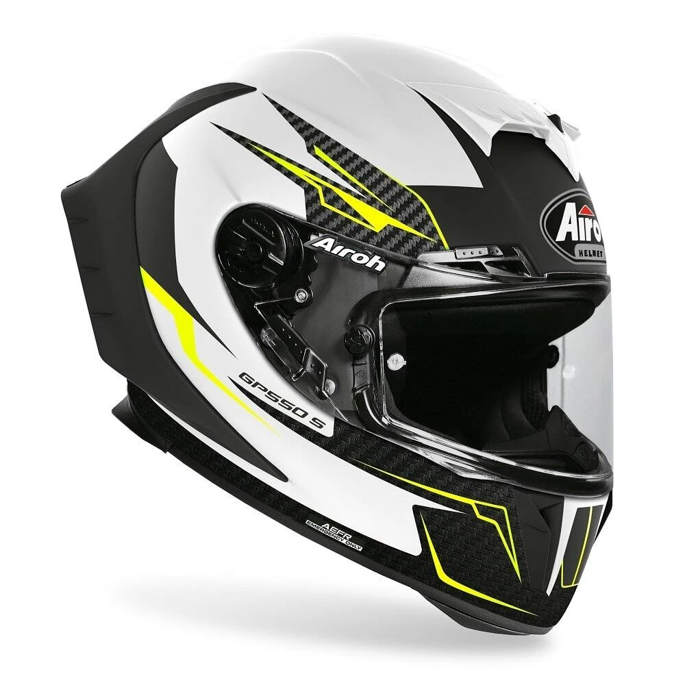 Airoh GP550 S Venom Matte White Helmet 4 Airoh GP550 S Venom Matte White Helmet - Image 2