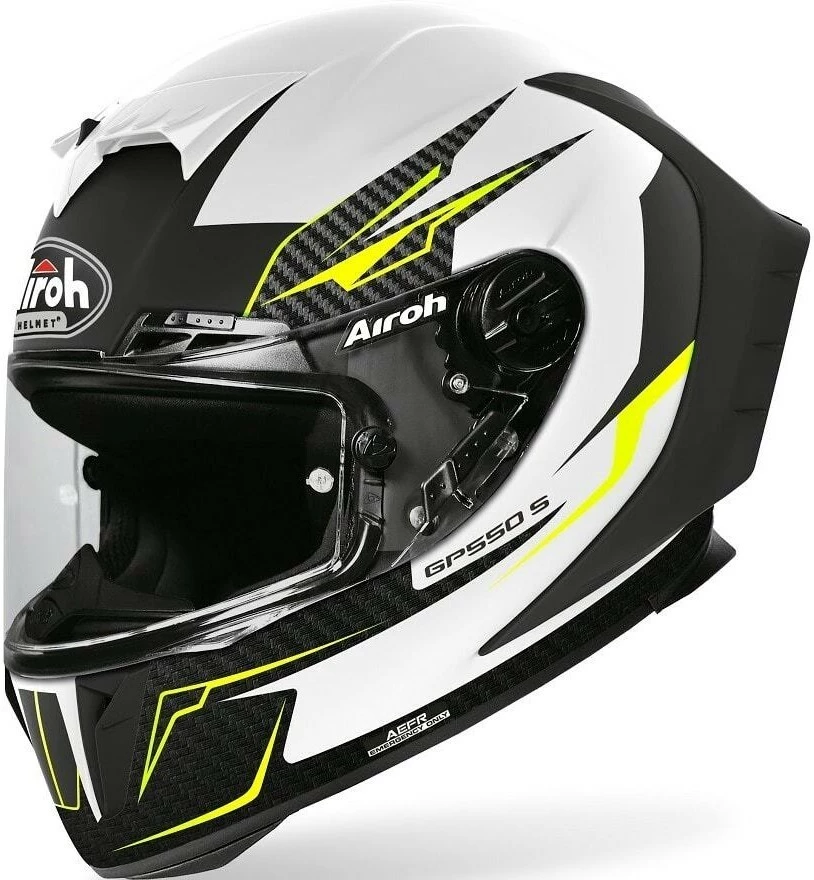 Airoh GP550 S Venom Matte White Helmet 3 Airoh GP550 S Venom Matte White Helmet