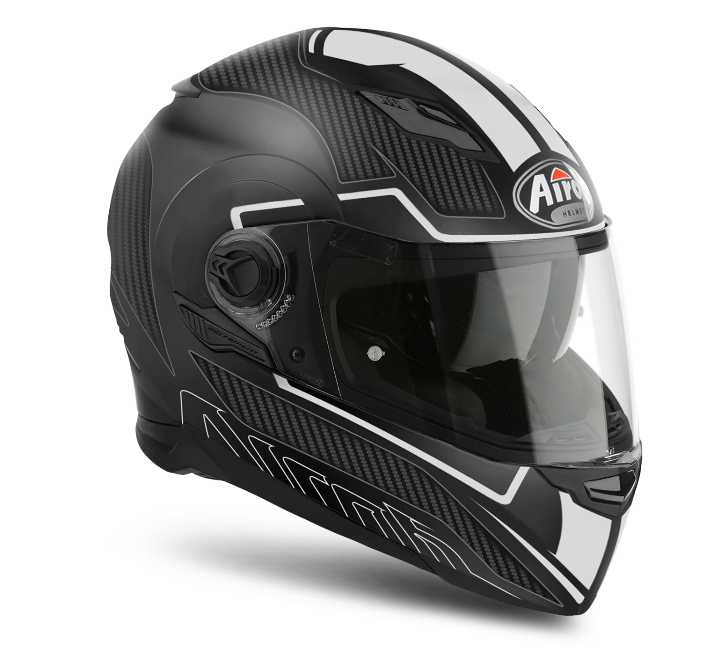 Airoh Movement-S Faster Matte Black/White Helmet 5 Airoh Movement-S Faster Matte Black/White Helmet - Image 3