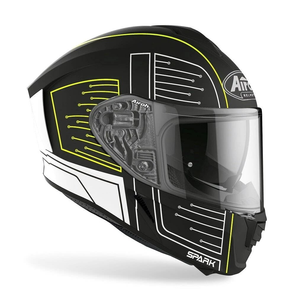 Airoh Spark Cyrcuit Matte Black Helmet 4 Airoh Spark Cyrcuit Matte Black Helmet - Image 2