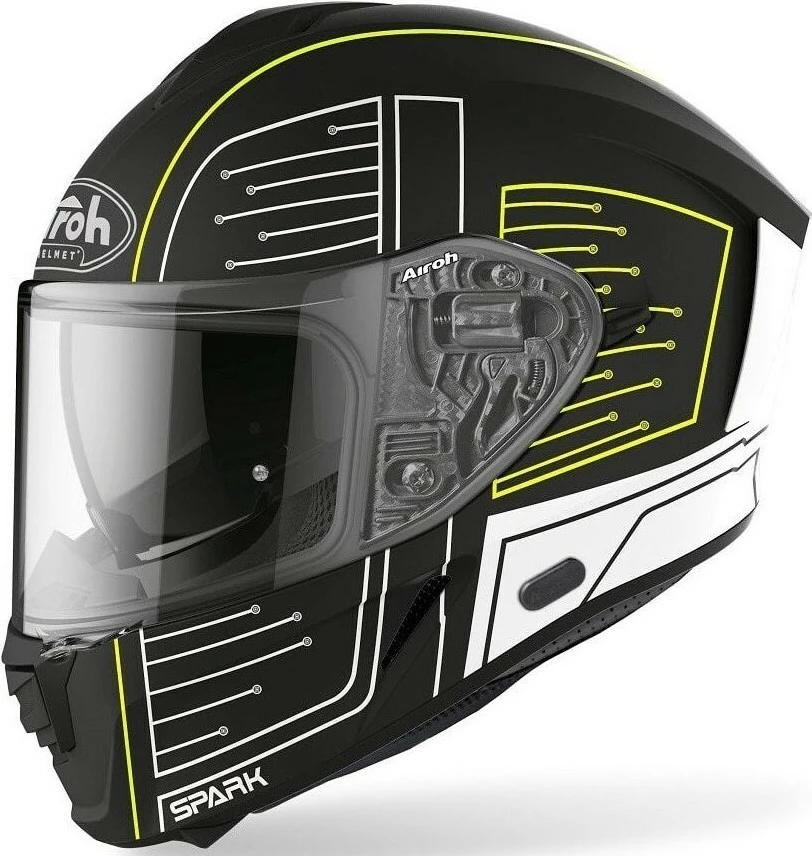 Airoh Spark Cyrcuit Matte Black Helmet 3 Airoh Spark Cyrcuit Matte Black Helmet