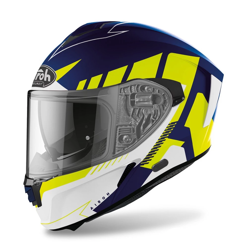 Airoh Spark Rise Matte Blue/Yellow Helmet 3 Airoh Spark Rise Matte Blue/Yellow Helmet