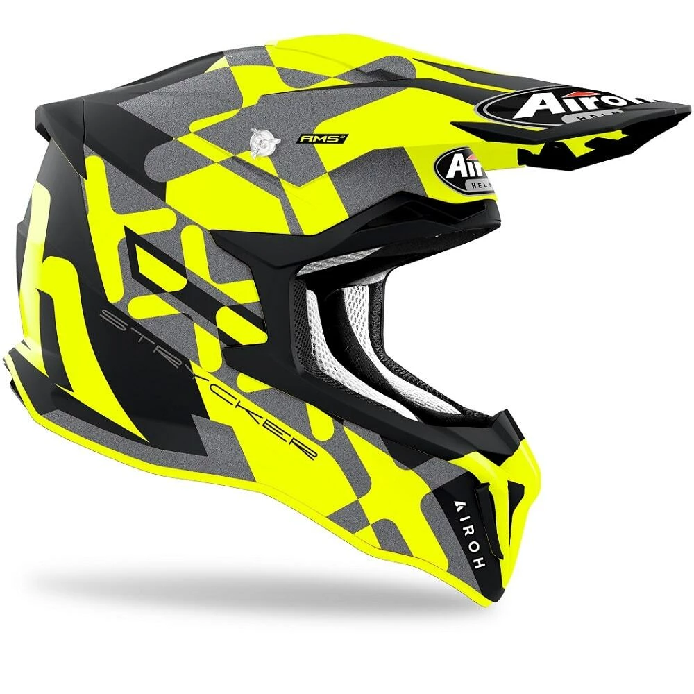 Airoh Strycker XXX Matte Yellow Helmet 4 Airoh Strycker XXX Matte Yellow Helmet - Image 2