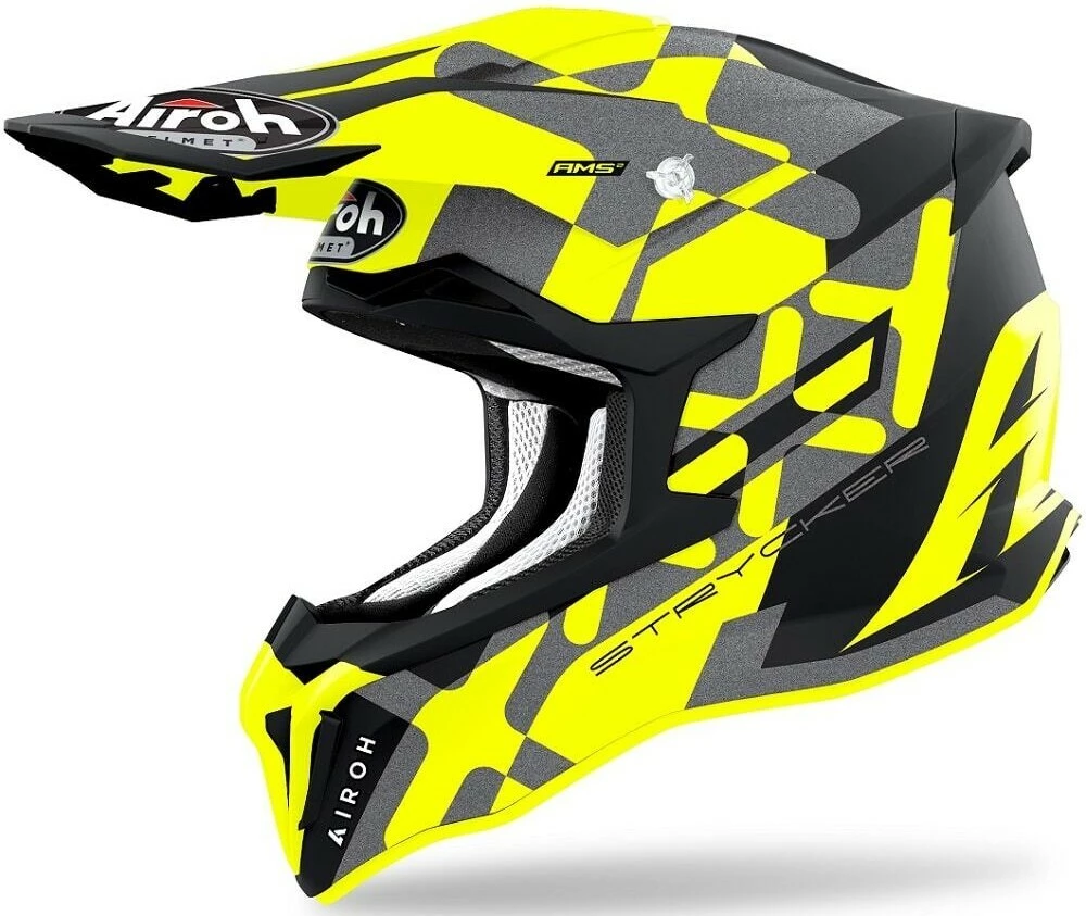 Airoh Strycker XXX Matte Yellow Helmet 3 Airoh Strycker XXX Matte Yellow Helmet