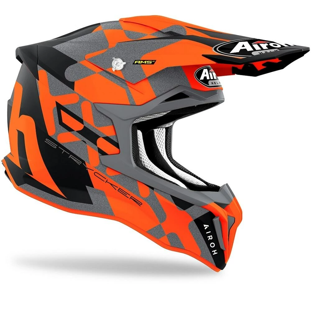 Airoh Strycker XXX Matte Orange Helmet 4 Airoh Strycker XXX Matte Orange Helmet - Image 2