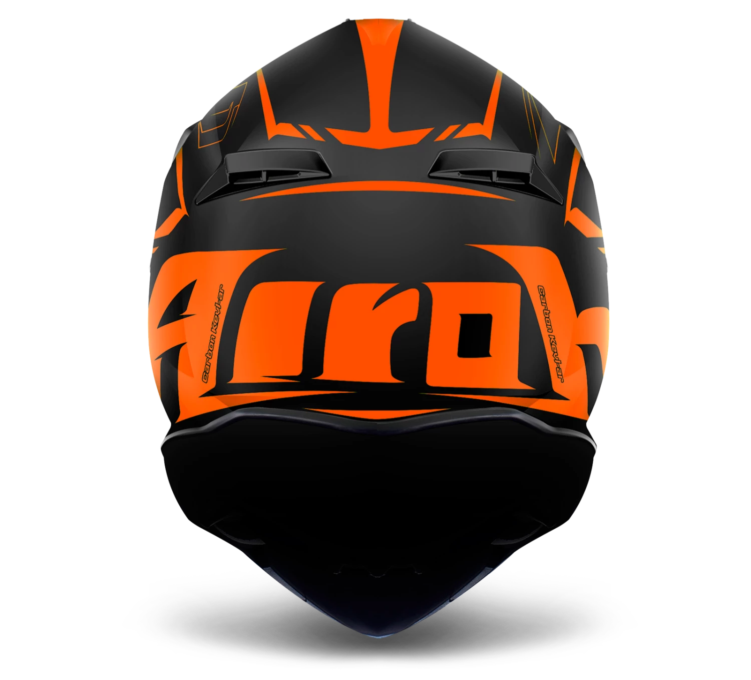 Airoh Terminator Slim Matte Orange Helmet 4 Airoh Terminator Slim Matte Orange Helmet - Image 2