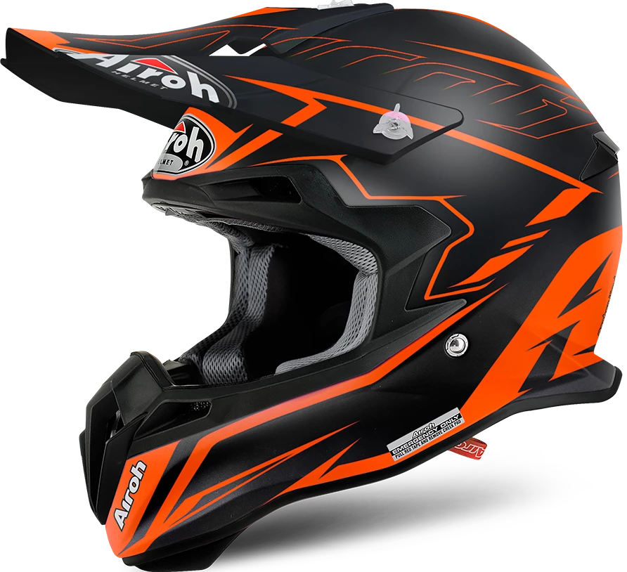 Airoh Terminator Slim Matte Orange Helmet 3 Airoh Terminator Slim Matte Orange Helmet