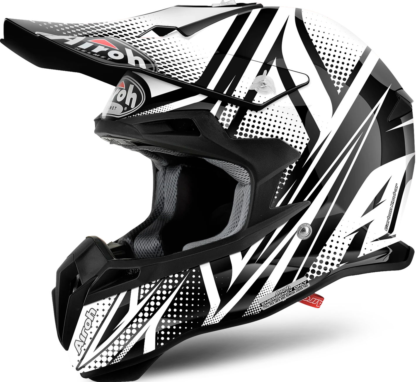 Airoh Terminator Cleft Gloss Black Helmet 3 Airoh Terminator Cleft Gloss Black Helmet