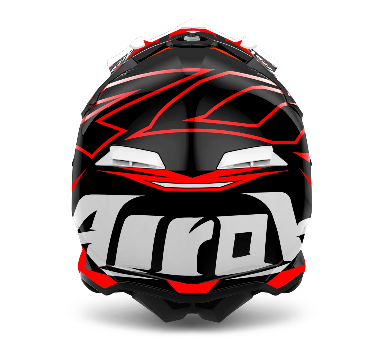 Airoh Terminator Open Vision Shock Red Helmet 4 Airoh Terminator Open Vision Shock Red Helmet - Image 2