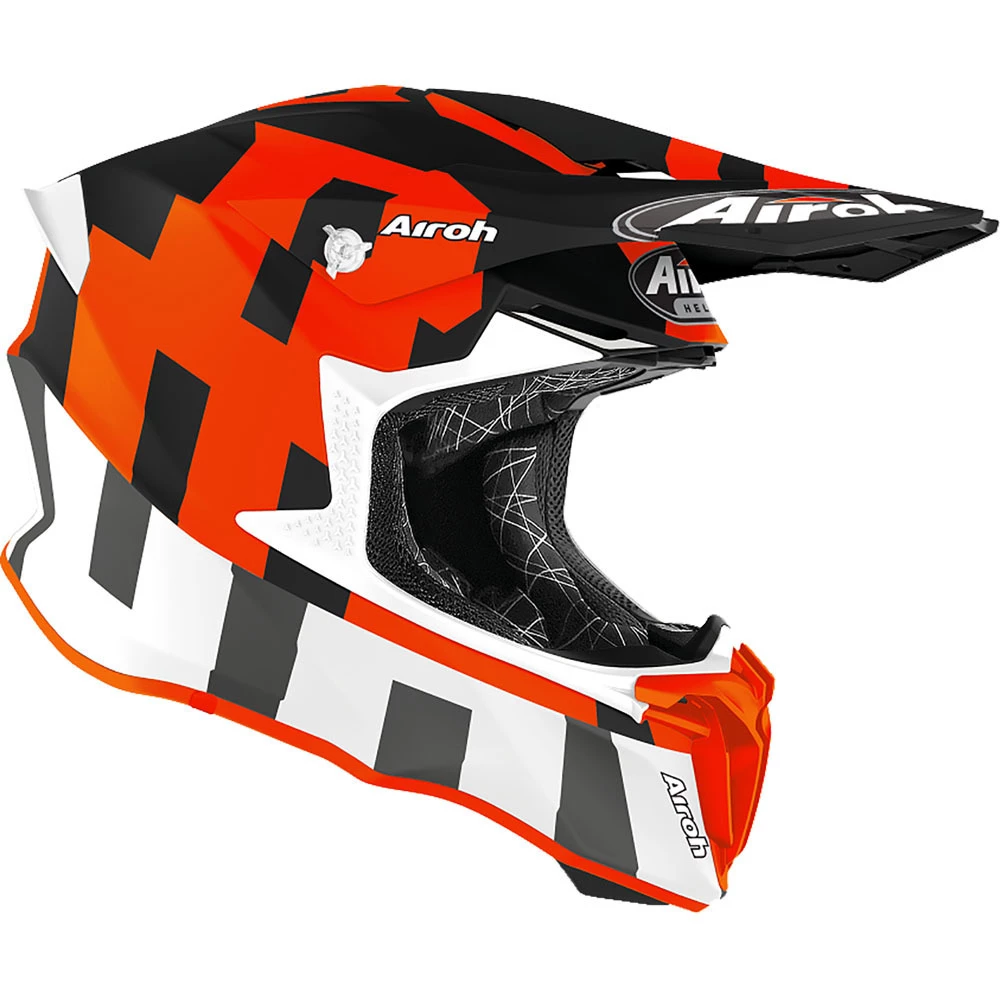 Airoh Twist 2.0 Frame Matte Orange Helmet 4 Airoh Twist 2.0 Frame Matte Orange Helmet - Image 2