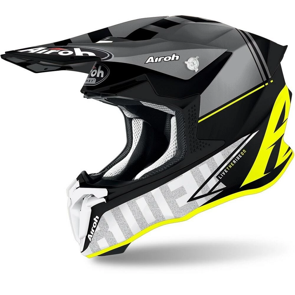 Airoh Twist 2.0 Tech Matte Yellow Helmet 3 Airoh Twist 2.0 Tech Matte Yellow Helmet