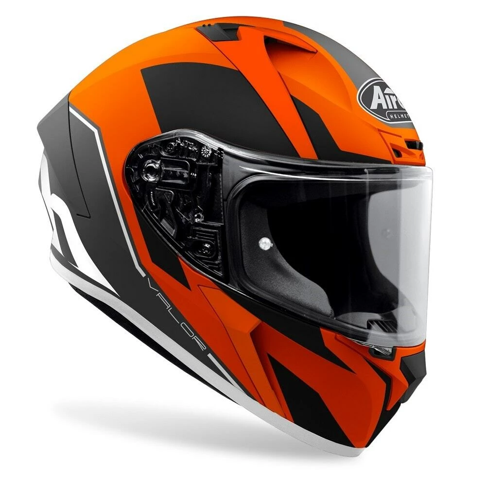 Airoh Valor Wings Matte Orange Helmet 5 Airoh Valor Wings Matte Orange Helmet - Image 3