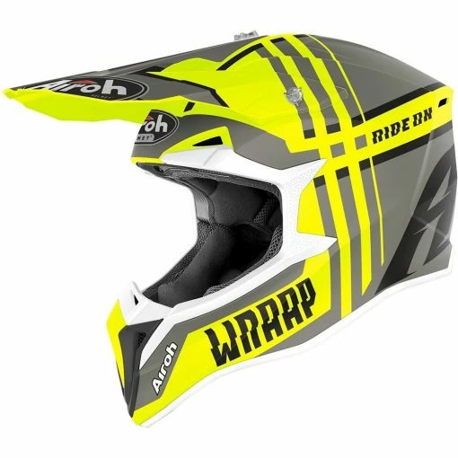 Airoh Wraap Broken Matte Yellow Helmet 5 Airoh Wraap Broken Matte Yellow Helmet -Airoh sale2022 HAWRA15 ALT1 HOST