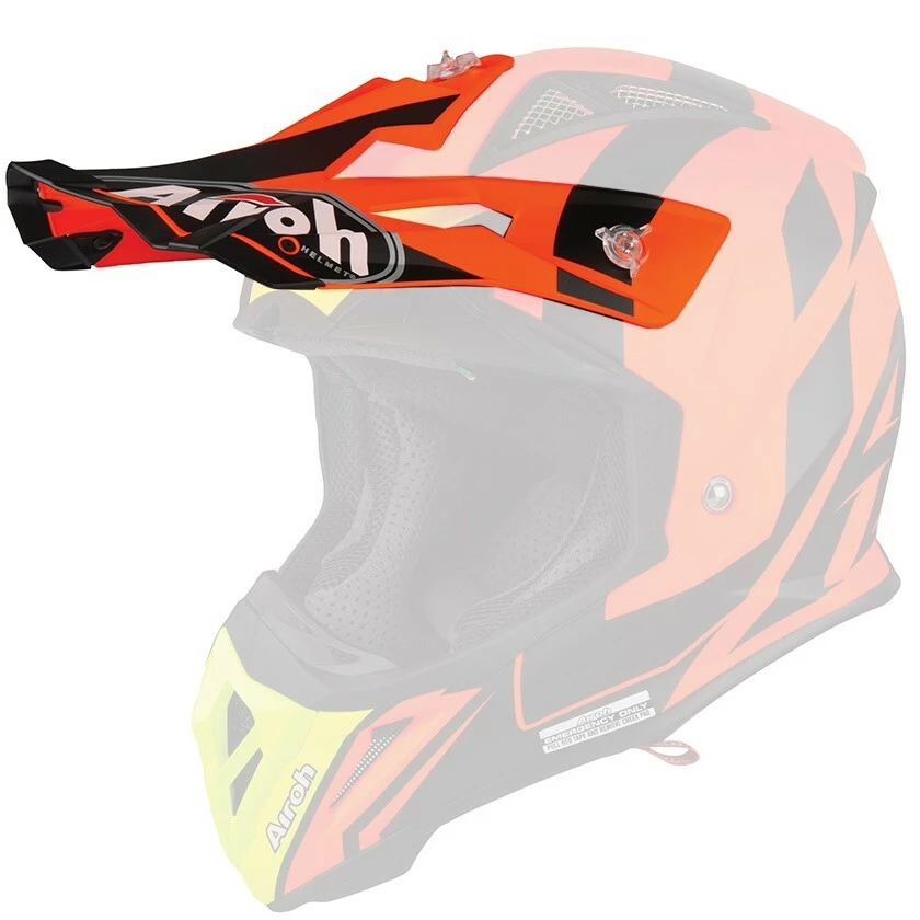Airoh HAZV6057 Replacement Peak for Aviator 2.3 Helmets Bigger Matte Orange 3 Airoh HAZV6057 Replacement Peak for Aviator 2.3 Helmets Bigger Matte Orange
