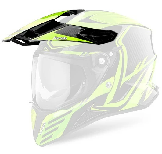 Airoh HAZV6305 Replacement Peak for Commander Helmets Carbon Gloss Yellow 3 Airoh HAZV6305 Replacement Peak for Commander Helmets Carbon Gloss Yellow