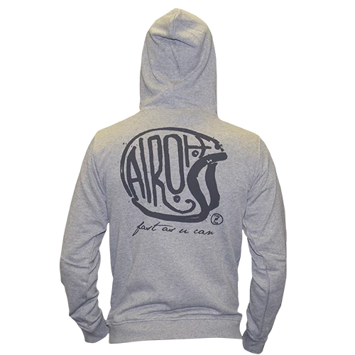 Airoh Grey Sweat Shirt 4 Airoh Grey Sweat Shirt - Image 2